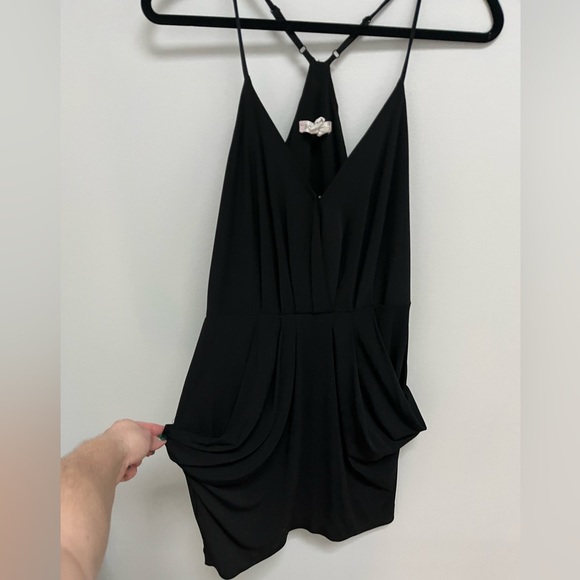 BCBGeneration black drape dress size M - Picture 8 of 8